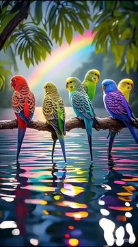 Bird Protecting Her Chicks from the Rain / Pasăre care își apără puii de ploaie