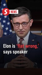 US House Speaker says Elon Musk 'flat wrong' over Trump agenda bill criticism