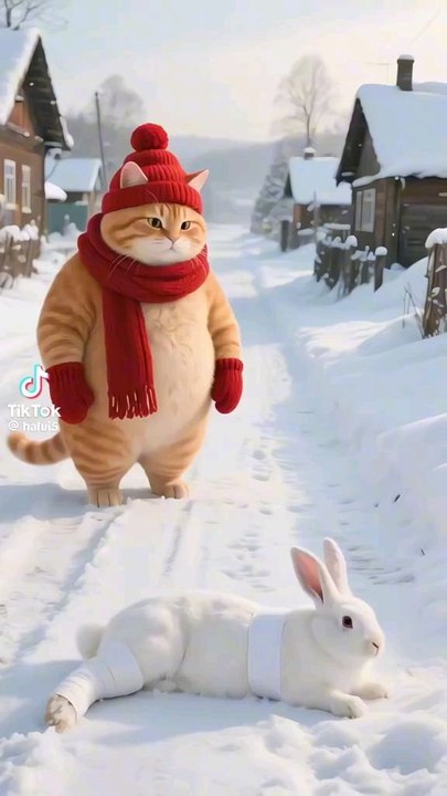 Cute cat and rabbits🥰#cat #cutecat #ai #catshort #trendingvideo #trendingshorts #vitual #catlover #viralshorts #ytshorts #funny #crazyfunnyvideos #shortsfeed #shortvideo #funnyanimalvideos