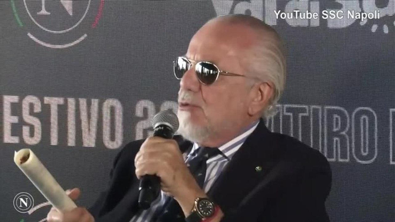 De Laurentiis, che bordata alla Juve: "Non ha giocato in maniera chiara"