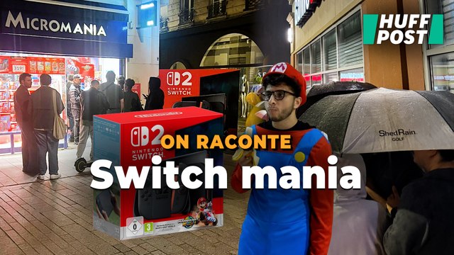 Pluie, musique et déguisements, les files d’attentes délirantes pour la Switch 2
