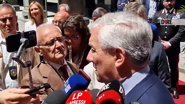 Napoli - MO. TAJANI: CREDO CHE L'11 GIUGNO ADAM POTRÀ LASCIARE GAZA (04.06.25)