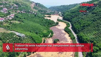 Trabzon’da selden sonra kayıp arayışı 3’üncü gününde: Eşofmanları bulundu
