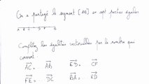 Vecteurs : compléter des égalités par un nombre réel - 2nde