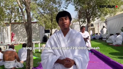 Jamaah Haji Indonesia Wukuf di Arafah
