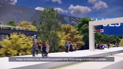 The future view of the West Coast Mainline, that will run through the Birmingham Sports Quarter.