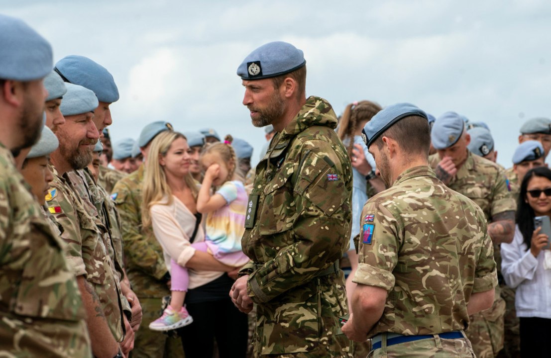 Prince William joked families don't always want to see each other "that much" during a visit to the Army Air Corps (AAC) on Wednesday (04.06.25)