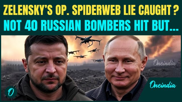 Zelensky’s ‘Spiderweb’ of Lied EXPOSED? U.S Reveals Ukraine Hit Far Fewer Russian Jets Than Claimed