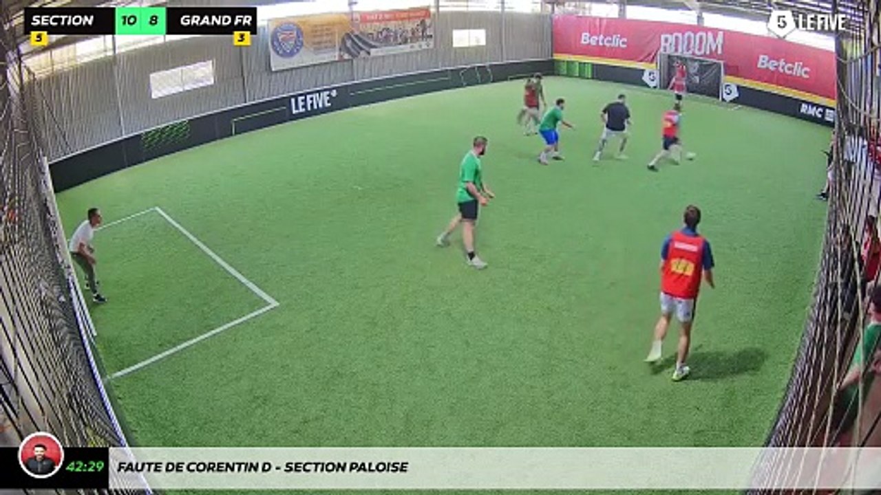 Faute de Corentin D - Section Paloise