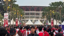Ribuan Suporter ke SUGBK Jelang Laga RI Vs China