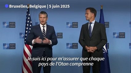 Les pays de l'Otan ne peuvent pas avoir une "dépendance" face aux Etats-Unis (Hegseth)