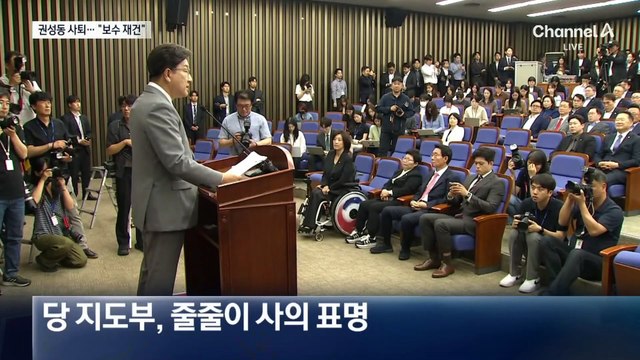 대선 패배 책임…권성동, 국민의힘 원내대표 사퇴
