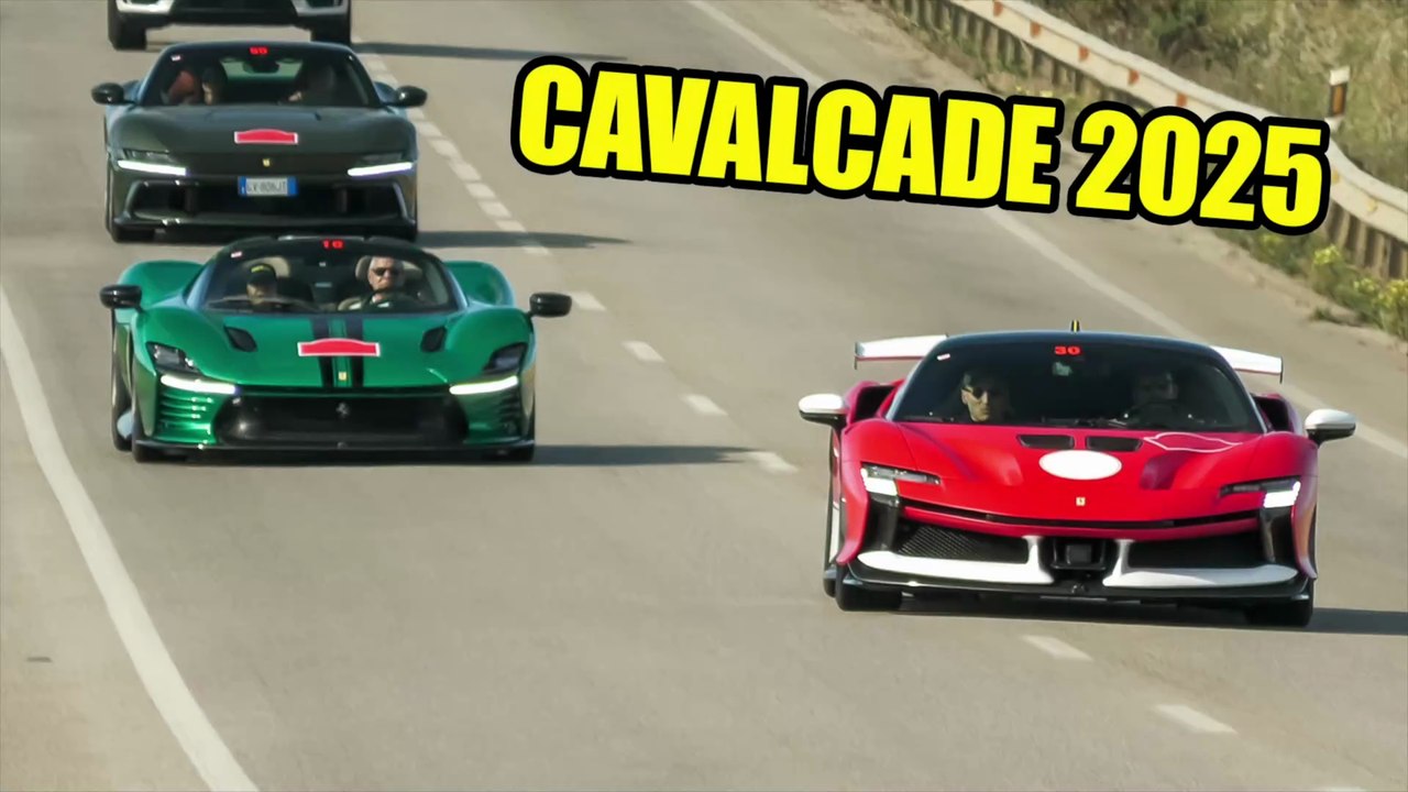 CRAZY Ferrari Drivers ! BEST OF Cavalcade 2025 - CLOSE Calls, Powerslides & Overtakes