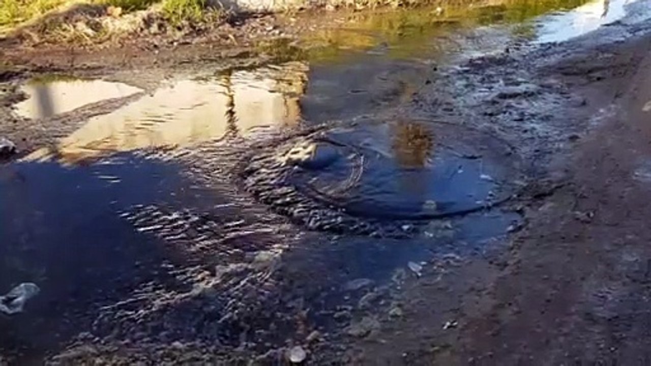 Desbordes cloacales en Almafuerte y R. Guiraldes