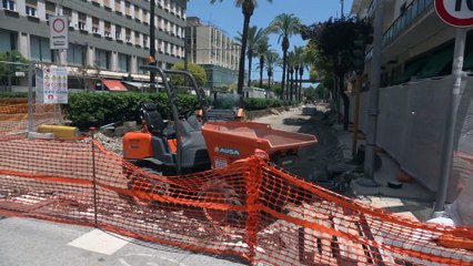 Lavori sul viale, slitta la fine del primo step