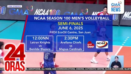 Men's Volleyball Semi-Finals, magaganap bukas, June 6; mapapanood sa Heart of Asia | 24 Oras