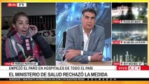 📢 EMPEZÓ EL PARO EN HOSPITALES DE TODO EL PAÍS: EL MINISTRO DE SALUD RECHAZÓ LA MEDIDA
