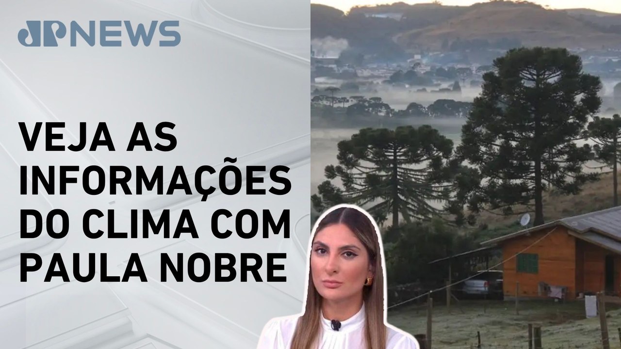 Nova frente fria chega ao Sul do Brasil | Previsão do Tempo