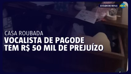 Vocalista de banda de pagode tem casa roubada e R$ 50 mil de prejuízo