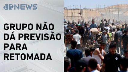 Distribuição de ajuda humanitária em Gaza segue suspensa