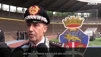 Carabinieri, Gen. Galletta: "Nell'ultimo anno gestiti 73,9% dei delitti"