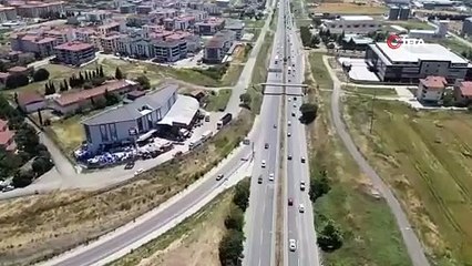 İstanbul-Tekirdağ yolunda bayram yoğunluğu