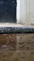 عاصفة برد قوية الآن ببلدية ورماس ولاية واد سوف ⛈️🌨️⚡