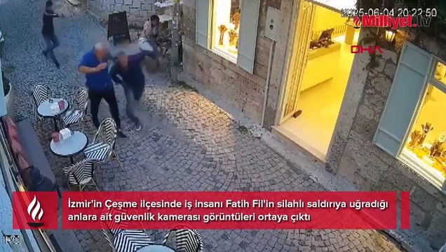 İş insanına sokak ortasında silahlı saldırı: Anbean kameraya yansıdı