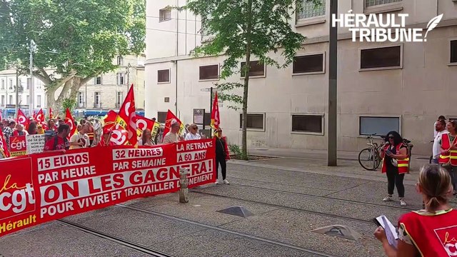 Montpellier : une centaine de personnes manifeste pour l’abrogation de la réforme des retraites
