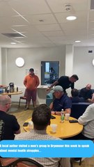 Local author, Sam Wilkes, meets men's group in Brynmawr