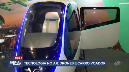 Drones e carros voadores foram as atrações de feira em SP