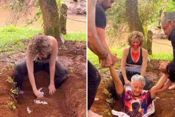 Andligt retreatcenter presenterar ritual där människor begravs levande – videon blir viral