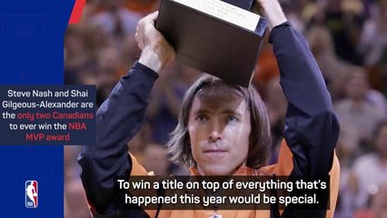 SGA credits 'pioneer' Nash ahead of NBA Finals