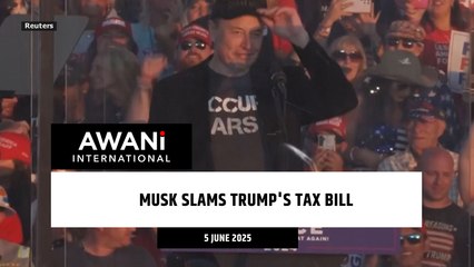Musk slams Trump's tax bill