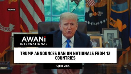 Trump announces ban on nationals from 12 countries