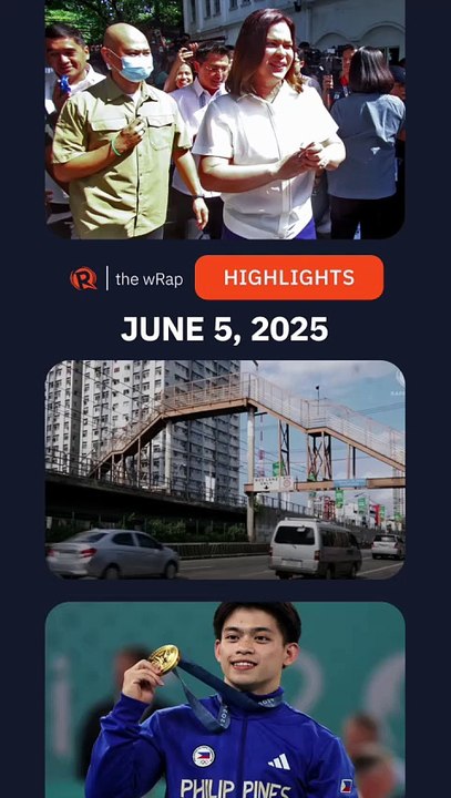 Today’s headlines: Sara Duterte impeachment, Mt. Kamuning, Carlos Yulo | The wRap | June 5, 2025