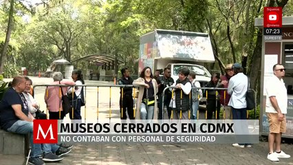 INAH deja a turistas "vestidos y alborotados" con museos cerrados en CdMx