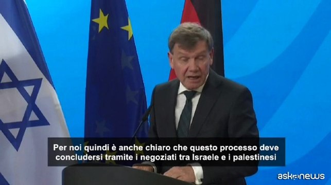 Berlino: riconoscere ora Stato palestinese sarebbe segnale sbagliato