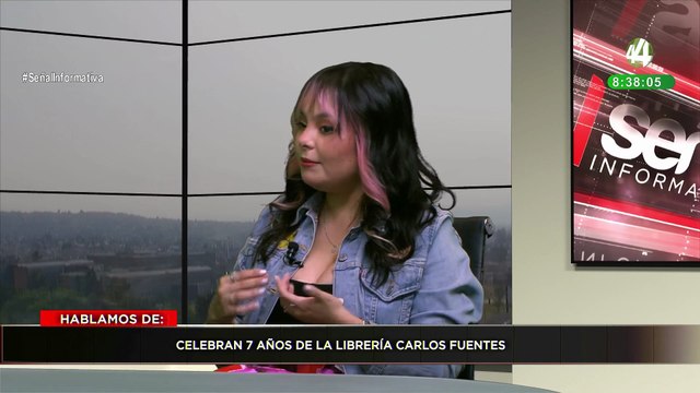 Mariana Rivera habla sobre la celebración de los 7 años de la Librería Carlos Fuentes