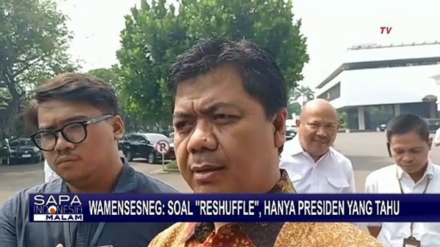 Wamensesneg Respons Isu 'Reshuffle' Kabinet: Hanya Presiden Prabowo yang Tahu