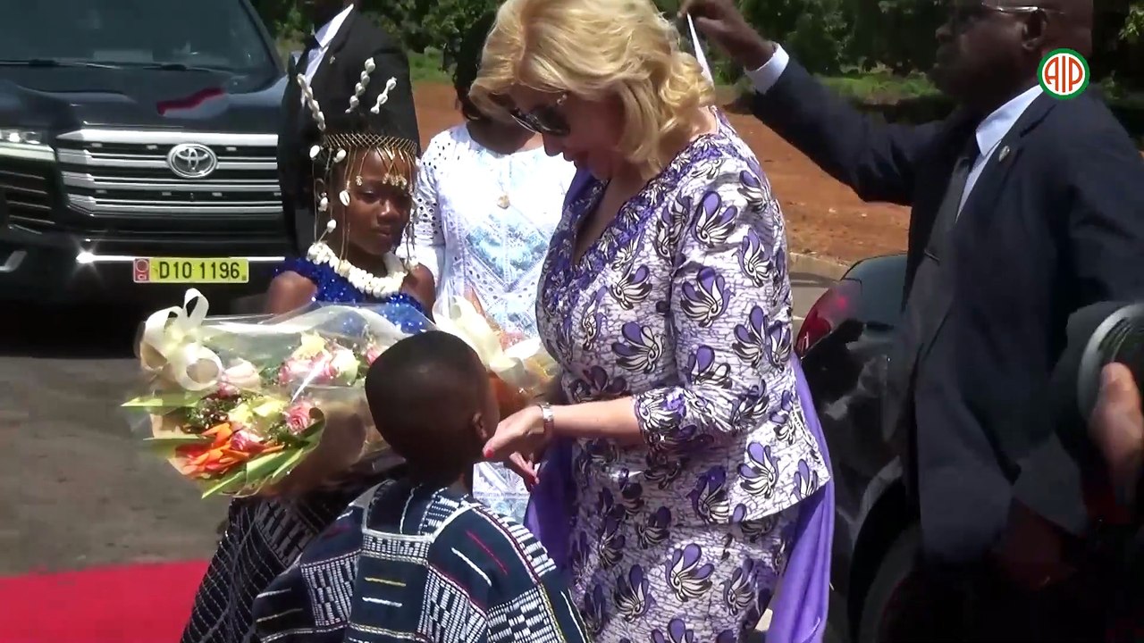 Région-Sinématiali / Cérémonie d'inauguration du lycée d'excellence Jeunes Filles Dominique Ouattara de Sinématiali