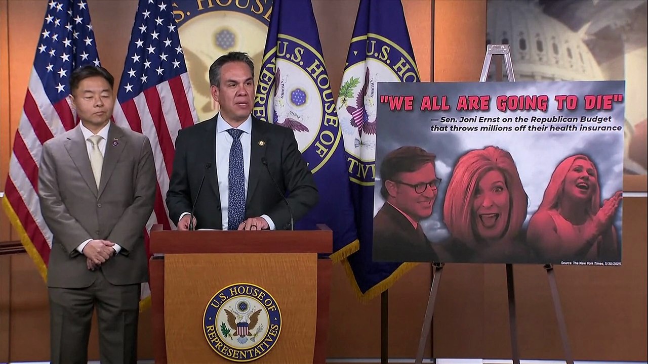 Democratic leaders blast Trump's “big, beautiful bill" as some Republicans voice regrets