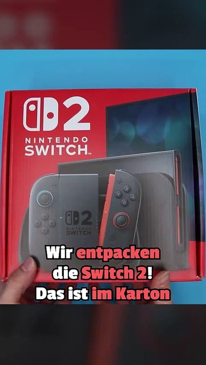 Wir packen die Switch 2 aus: Das ist im Karton