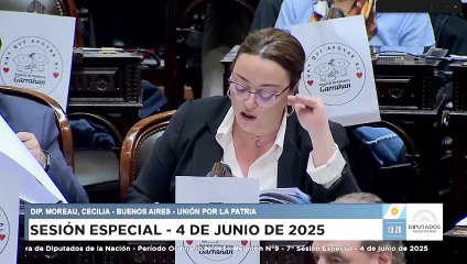 Cecilia Moreau a Martín Menem: "Tiene que correrse a un lado si la estafa de LIBRA lo involucra y dejar que esta Cámara lo investigue"
