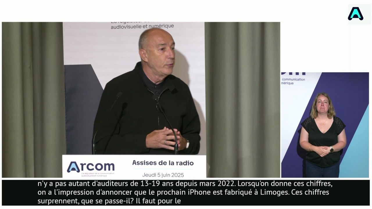 Assises de la radio 2025 : intervention de Pierre Bellanger président de Skyrock