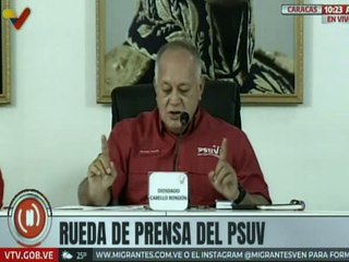 Sec. Gral. del PSUV Cabello resaltó el trabajo realizado por la juventud en todas las comunidades