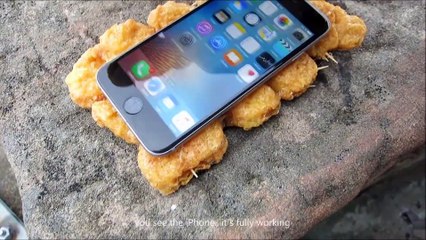 IPHONE 6 CHICKEN McNUGGETS CASE - Drop Test 100ft