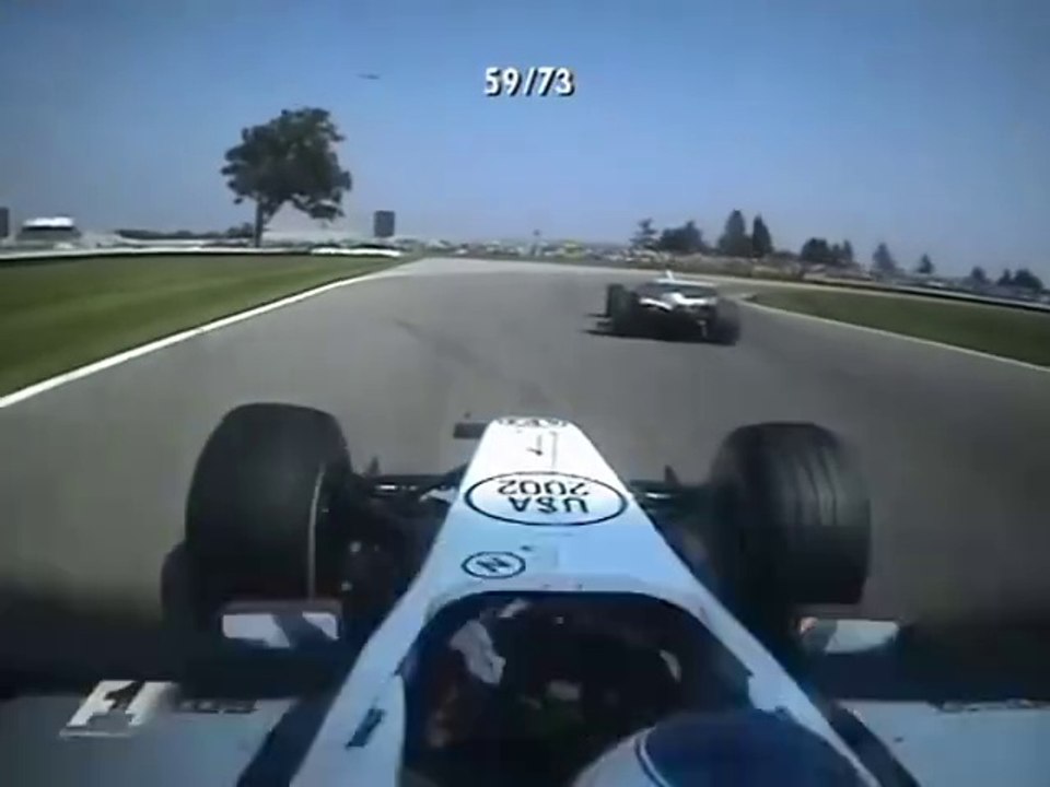 F1 – Olivier Panis (BAR Honda V10) Onboard – USA 2002