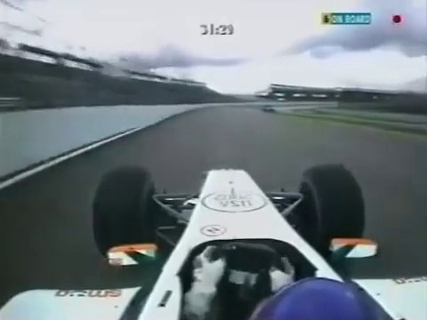 F1 – Jacques Villeneuve (BAR Honda V10) Onboard – USA 2002