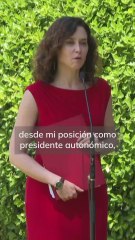 Ayuso: "Se usan las lenguas cooficiales para mostrar una España plurinacional cuando no lo es"